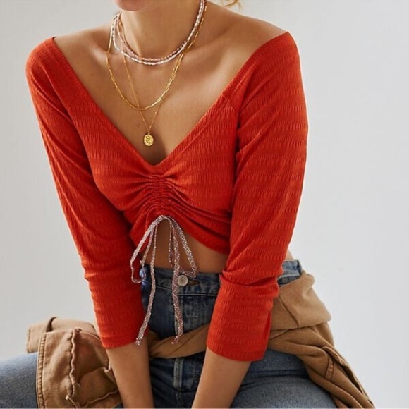 Anthropologie Sabrina Cinched Top Size Small - Picture 1 of 6